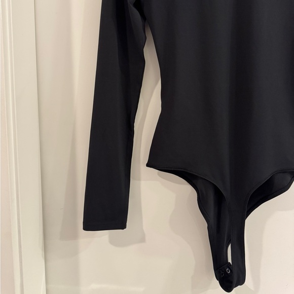 Abercrombie&Fitch Soft A&F Collection Black turtle neck bodysuit long sleeve Med - Picture 8 of 13